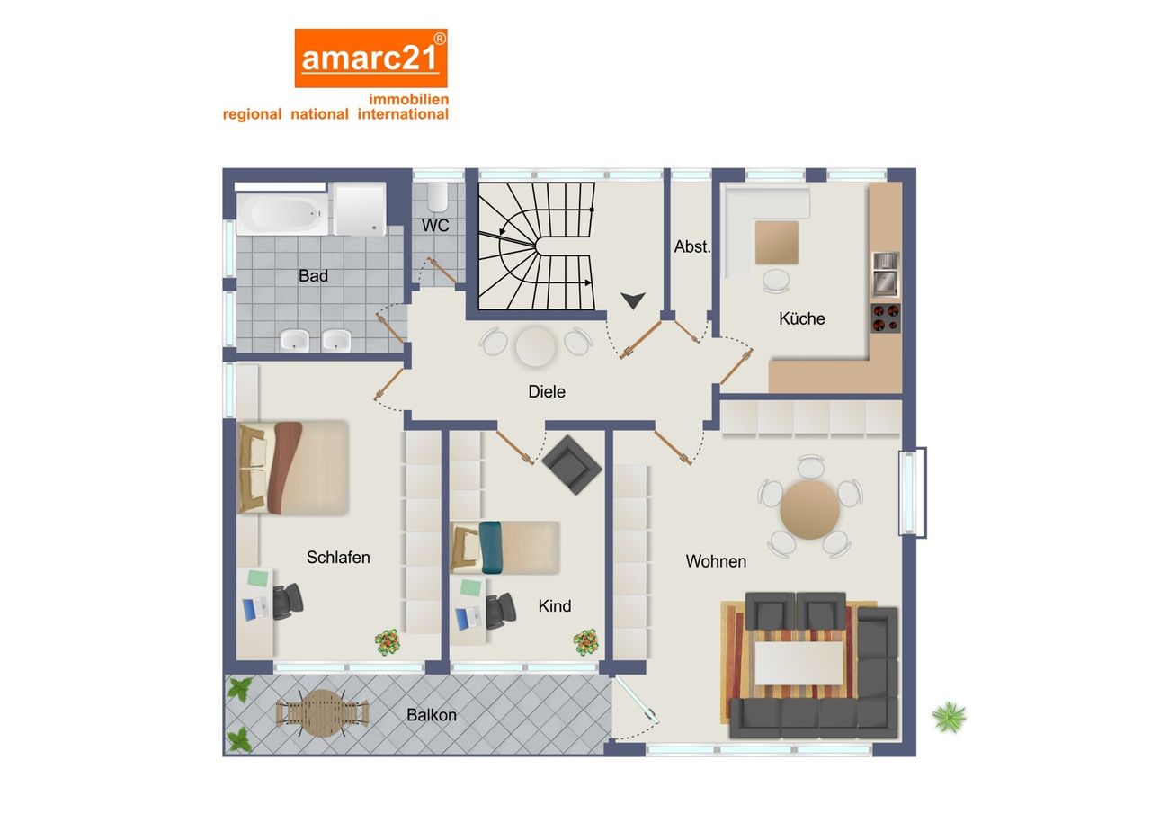 Grundriß 1.Obergeschoß