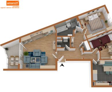 Preisupdate : 3-Zimmer-Wohnung in beliebter Lage mit Loggia