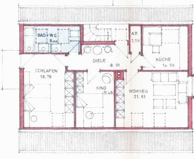Grundriß Dachgeschoß