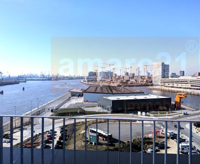 Einmaliger Ausblick: Luxuriöse 5 Zimmer, 4 Balkone in exklusivem Objekt in der Hafencity