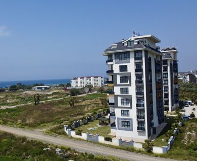 Modernes Apartment mit Panorama-Meerblick in Alanya-Demirtaş