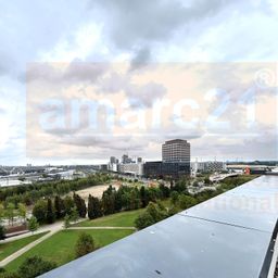 Luxuriös wohnen in der Hafencity – 2,5-Zimmer-Designwohnung mit Parkblick im „Dock 71“
