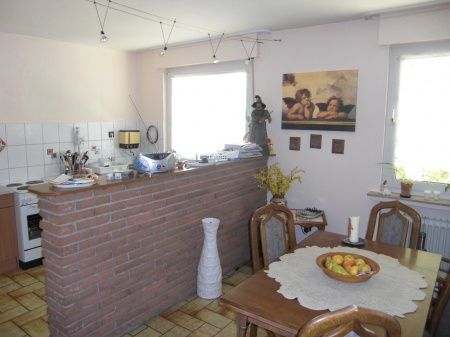 Esszimmer und offene Küche