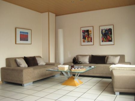 das gemütliche Wohnzimmer