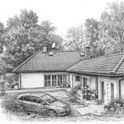 Exklusive Villa im Landhausstil nähe Alsfeld mit großen Garten, Wiese. Zwei Wohnungen! Neue Heizung!