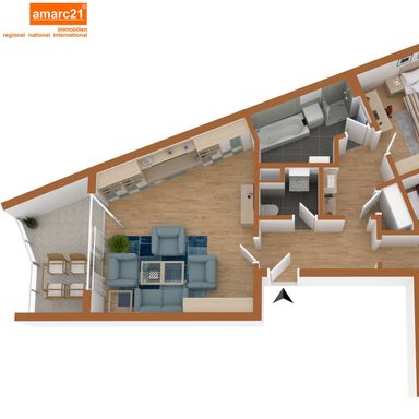 Preisupdate : 3-Zimmer-Wohnung in beliebter Lage mit Loggia